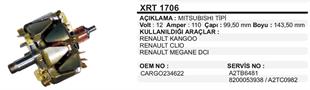 Rotor 12V 110A Clio Kango Megane XRT1706 | REMARK XRT1706