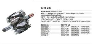 Rotor 12V 90-120AH New Holland Jcb | REMARK XRT233