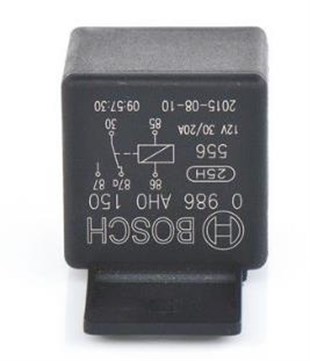Röle 12v 30a 5fiş Mını Role 12v 5uçlu Çift Pılatinli 30ah Saplı | Bosch 0986ah0150