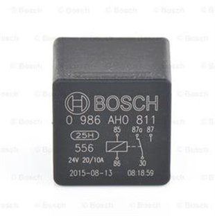 Röle 24v 20ah 5fiş Değiştirici Röle Iveco Man Renault (çift Platin) (87a) 0986ah0811 | Bosch 0986ah0811