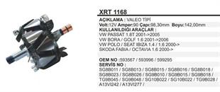 Rotor 12V 90A Volkswagen Passat Bora Polo Skoda Seat İbiza | MARTEK XRT1168