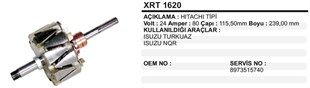 Rotor 24v 80ah Isuzu Turkuaz Xrt1620 | Ith Xrt1620