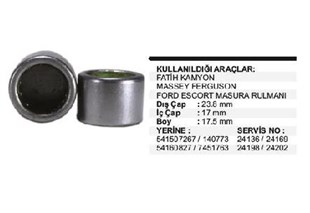 Rulman Alternatör Masura Rulmanı Fatih Şarj Kapalı Masura 17x24x17 | Lucas Umt113