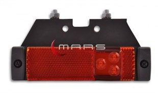 Sallama Lamba 24v Üniversal Braketli Kırmızı | Mars 720307