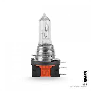 Ampul 12v H15 15/55w Sarı Işık | Seger 208116