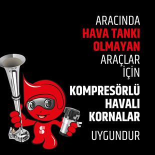 Korna 24v Havalı Fala Fala Kompresörlü 24v 85kh2400 | Seger 85kh2400002k
