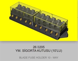 Sigorta Kutusu 10lu Bıçaklı Ym Eng260205 | Eng 260205