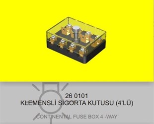 Sigorta Kutusu 4lü Vidalı 260101 | Eng 260101