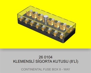 Sigorta Kutusu 8li Vidalı 260104 | Eng 260104