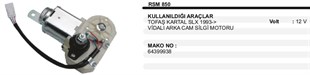 Silgi Motoru 12v Arka Kartal Orj Tip S850 | Ith Sm850