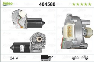 Silgi Motoru 24v Renault Magnum Tır Bmc Belde Isuzu Man Kamyon Man Neoplan Otobüs (düz Freze 14mm) (soketli 5 Fiş) | Valeo 404580