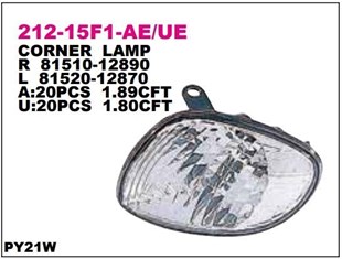 Sinyal Lambası Toyota Corolla Ön Sol 99-00 | Depo 21215f1lue