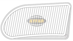 Sis Far Camı Sağ R19 Laguna Clio | Ayfar C11212