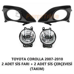 Sis Far Takımı + Çerçeve Takımı Toyota Corolla 2007-2010 Lr997 |