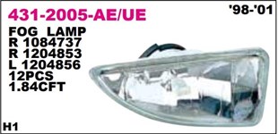 Sis Lambası Ford Focus 98-01 ---sol------431-2005l | Depo 4312005lue