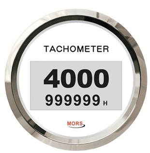 Mors Dijital Devir Göstergesi 4000 Devir Beyaz | SR 14820