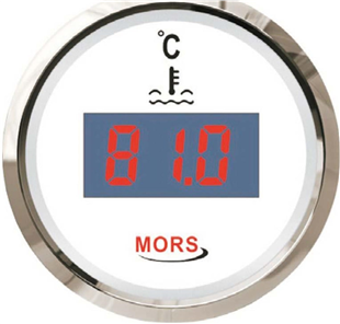 Mors Dijital Hararet Göstergesi 12-24V Beyaz | SR 14824