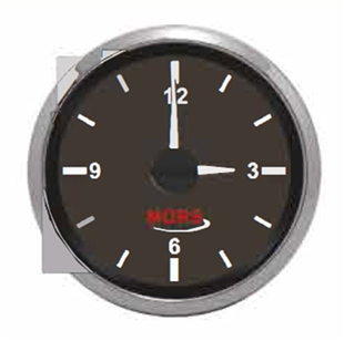 Mors Zaman Göstergesi 12-24V Siyah SR14974 | SR 14974