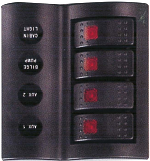4 Lü Amphora Switch Panel ----------------SR-15110 | SR 15110