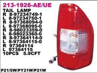Stop Lambası Isuzu D-max Dmax 02-07 Sol-----213-1926l 8-97234750-1 8972347501 | Depo 2131926lae