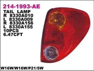 Stop Lambası Mits L200 05- Sarı-beyaz-kırm.sol | Depo 2141993lae