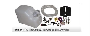 Su Fıskiye Motoru 12V Üniversal Bidonlu Ortadan Ayak | MARTEK WP801
