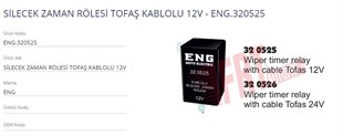 Tofaş Kablolu Silgi Zamanlama Rölesi Eng 320525 | Eng 320525