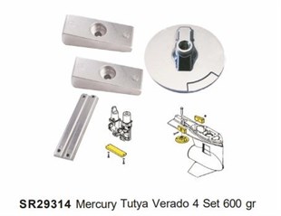 Tutya Mercury Verado 4 Set Alüminyum |