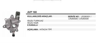 Vakum Pompası Isuzu Turkuaz Nqr | MARTEK AVP168
