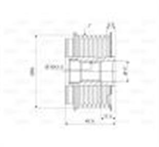 Alt.kasnağı 7kan Renault Master2 Ducato | Valeo 588079