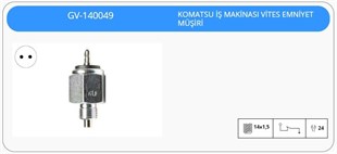 Vites Emniyet Müşürü Komatsu | Klf Gv140049