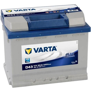 Akü, 12V 60AH Varta ( Ters Kutup ) Akü (Blue Dynamic) | VRTD 43