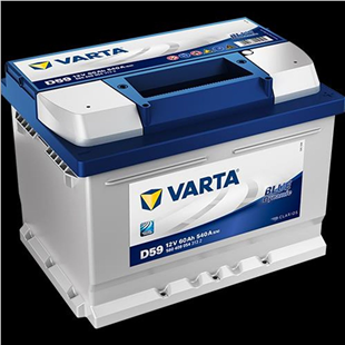 Akü, 12V 60AH Varta Akü Alçak Tip (Blue Dynamic) | VRTD 59
