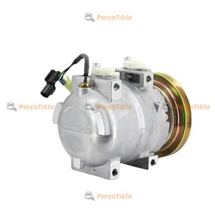 Klima Kompresörü 24v 1pk V Kayış Hyundai İş Makinesi Excavatör Calsonıc Tıp 5060215590 42010043 506021-7082 5060217082 | Wutse 42010043
