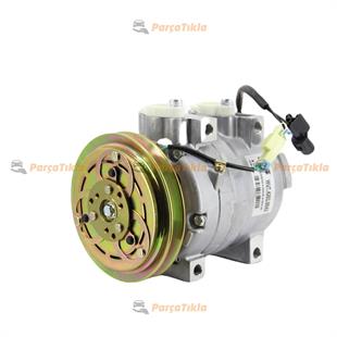 Klima Kompresörü 24v 1pk V Kayış Hyundai İş Makinesi Excavatör Calsonıc Tıp 5060215590 42010043 506021-7082 5060217082 | Wutse 42010043