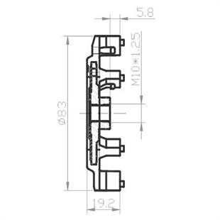 Klima Kompresör Plate (klaç) Toyota Çap 83 6 Bacaklı Uçları Ignelı | Wutse 42050741