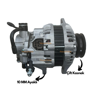 Alternatör 12v 110ah H100 Starex Ym Klima 10mm Cıvatalı Alt Ayak Alt22862 | Wutse Alt22862