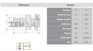 Marş Dişlisi 9diş Vw Golf3 1.6 | Zen 1177