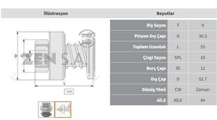 Marş Dişlisi 9diş Daily 2.8 Peugeot Karsan J10 Zen1650 | Zen 1650