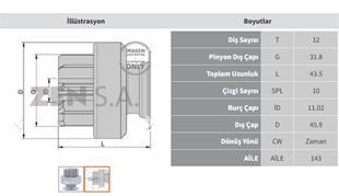 Marş Dişlisi 12diş Sprinter Mercedes Benz C180 E200 E220 Vıano Vıto 2.2 Cdı Motor Pg6195 15551 156195 12npd3428 | Zen 1942