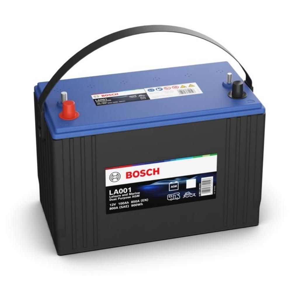 Akü, 12v 100ah Bosch Dual Agm Deep Cycle (leisure & Marin & Karavan) 0092la0010 |