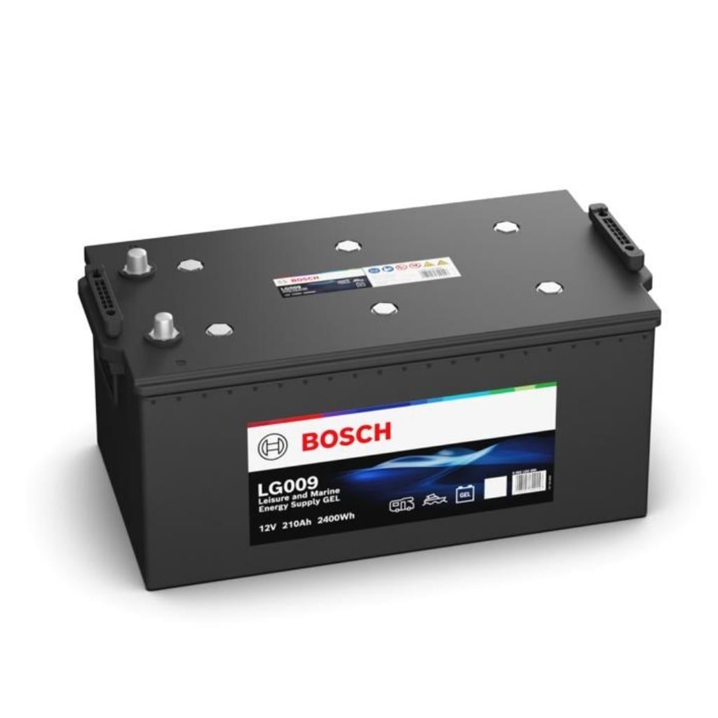 Akü, 12v 210ah Bosch Jel Serisi Deep Cycle ( Leisure & Marin & Karavan) |