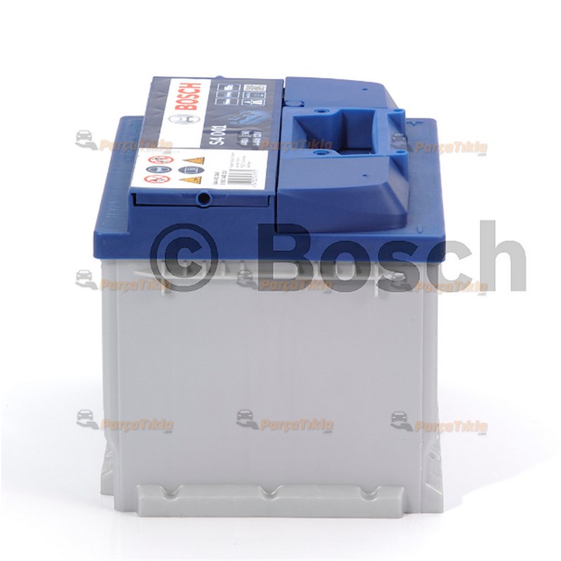 Akü, 12V 44Ah Bosch Akü S4 Alçak 0092S40410