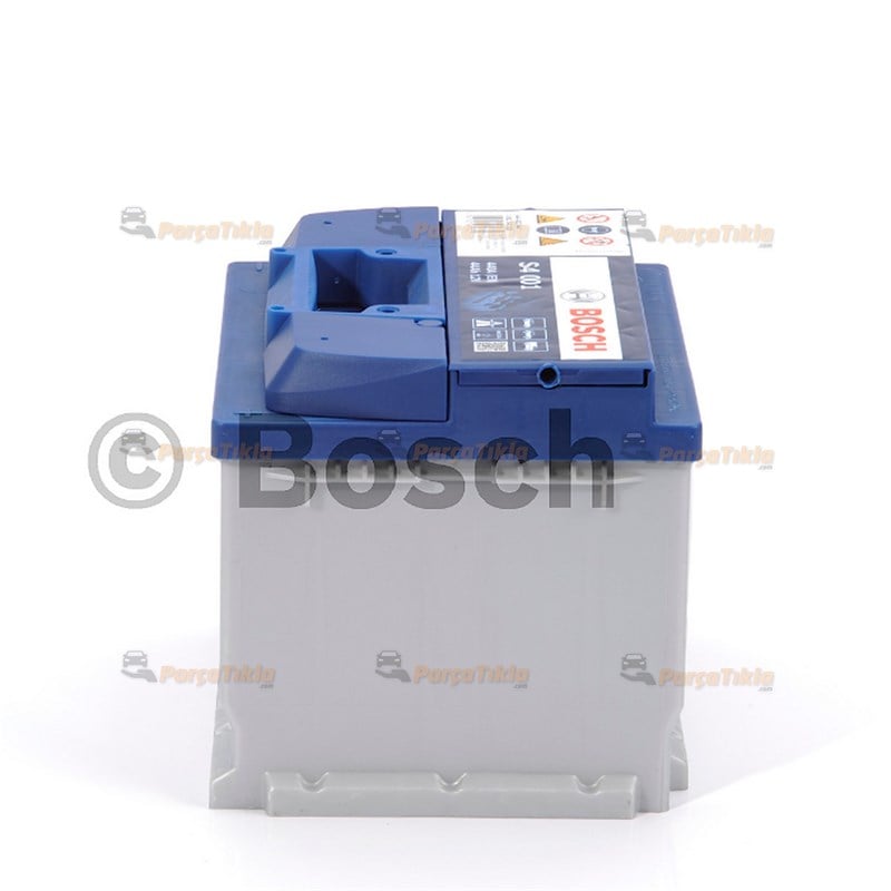 Akü, 12V 44Ah Bosch Akü S4 Alçak 0092S40410