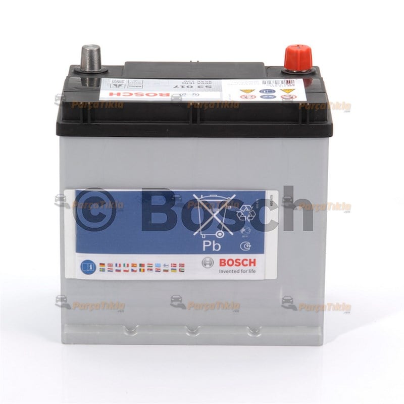 Akü, 12V 45Ah Bosch Akü S3 (Dar/Ters) 0092S30200