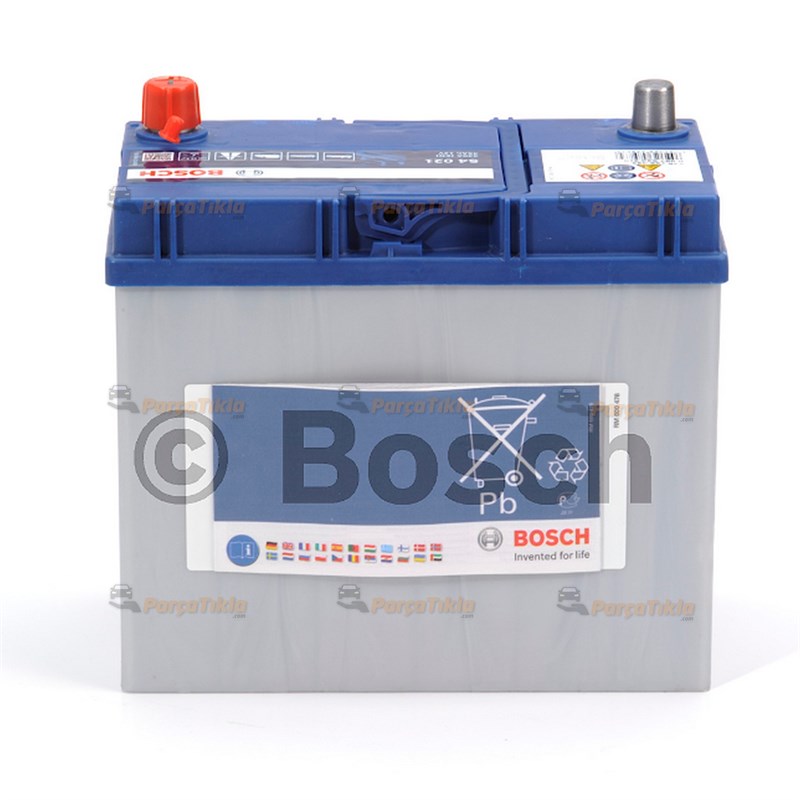 Akü, 12V 45Ah Bosch Akü S4 Düz 0092S40360