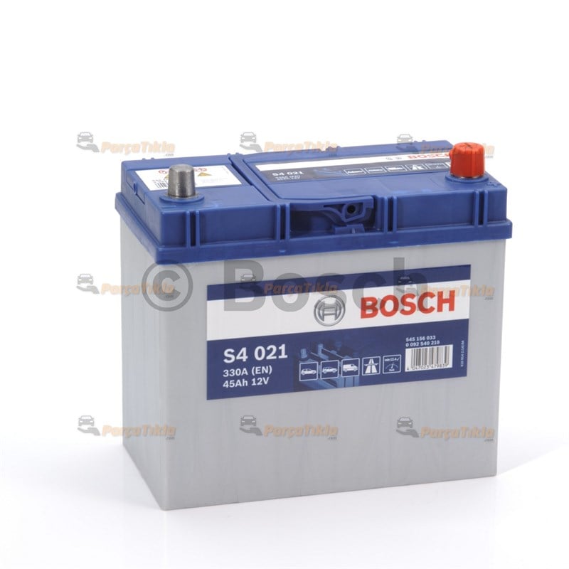 Akü, 12V 45Ah Bosch Akü S4 Düz 0092S40360