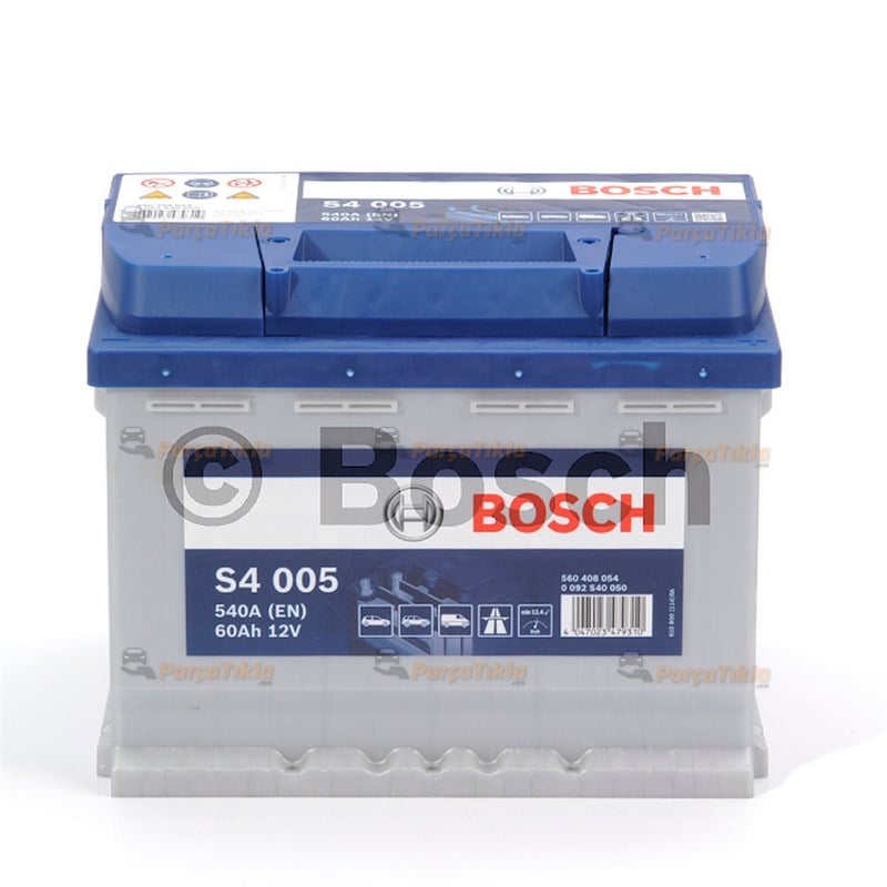 Akü, 12V 62Ah Bosch Akü S4 0092S40430