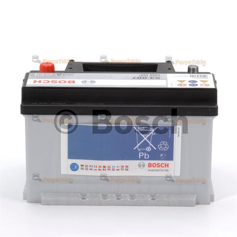 Akü, 12V 65Ah Alçak Akü Bosch Opel Ford 0092S30650