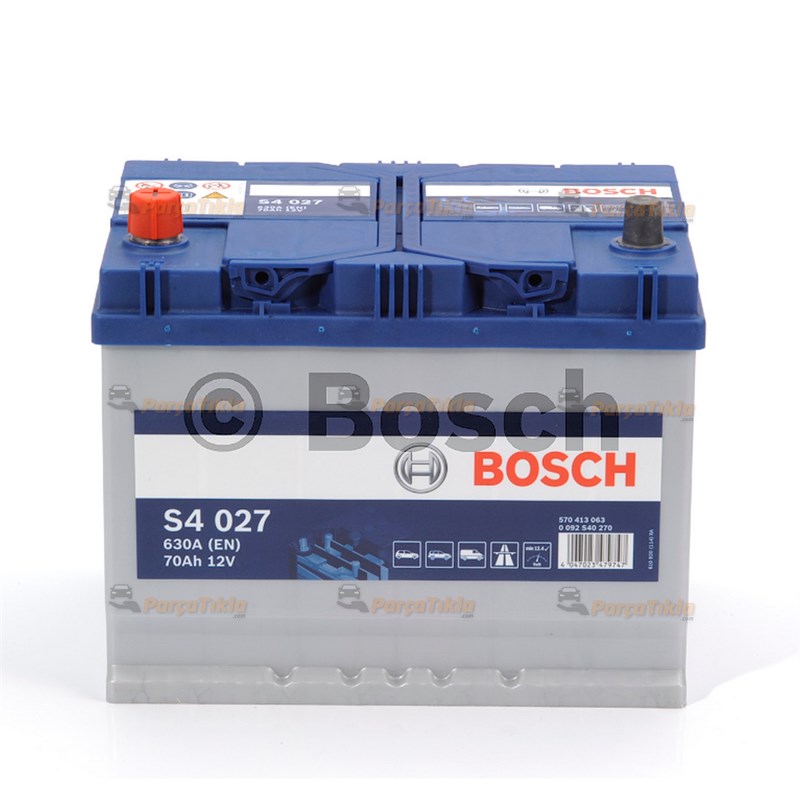 Akü, 12V 70Ah Bosch Akü S4 (Ters) (Japon) 0092S40560